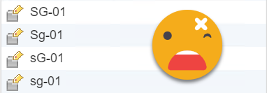 A winking emoji with a white cross and open mouth is next to four file icons labeled differently with variations of &ldquo;SG-01&rdquo;.